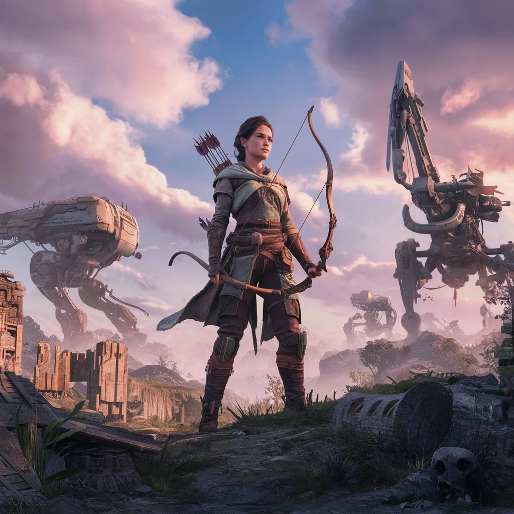 Horizon Zero Dawn : Explorez un monde post-apocalyptique où les machines règnent en maîtres et découvrez les secrets de la civilisation ancienne.